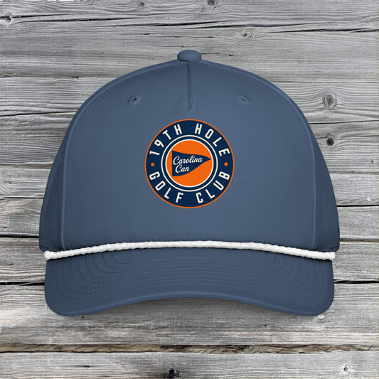 19th Hole Golf Club - Blue/Orange Rope Hat